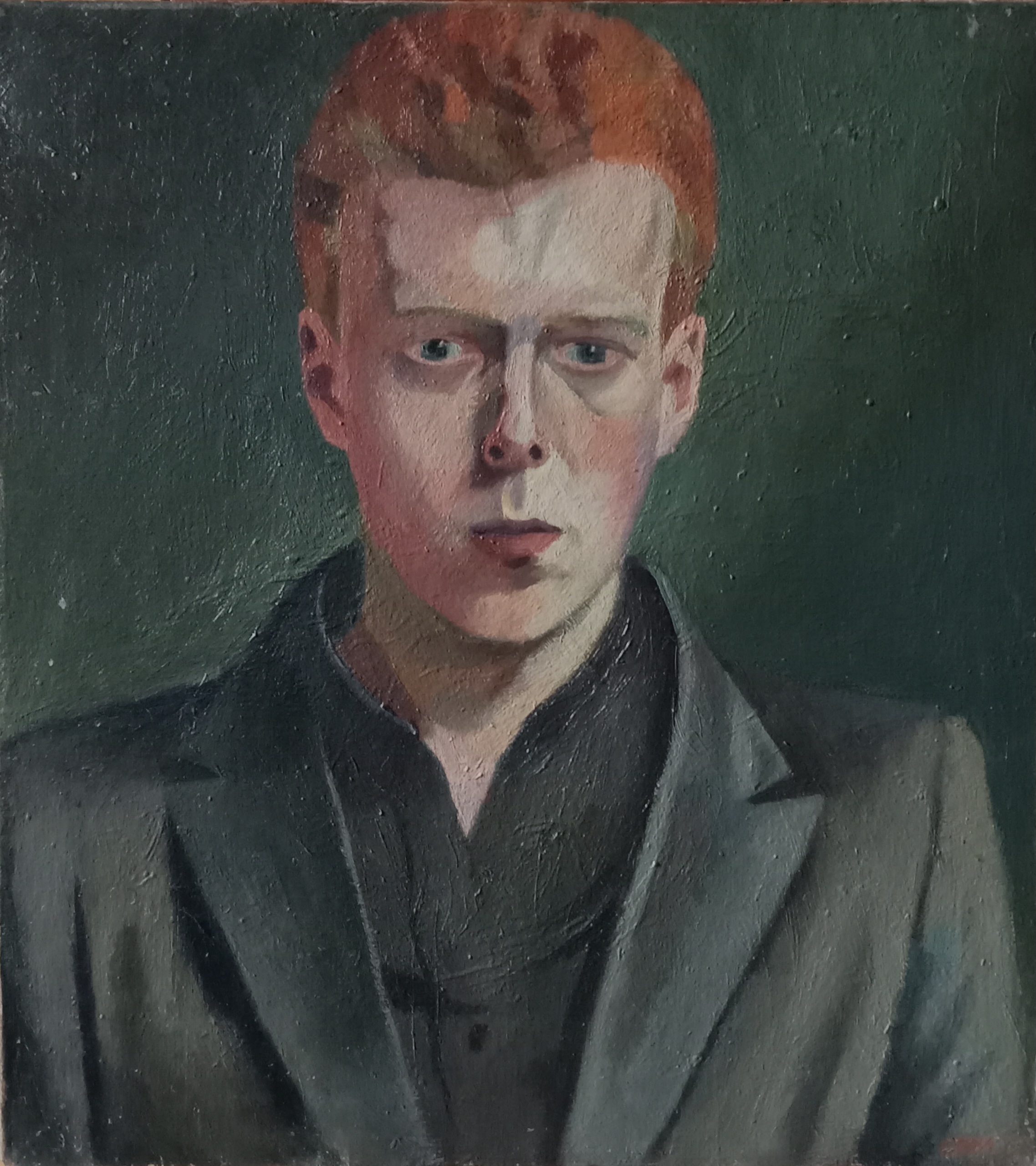 Self Portrait - oil on canvas - 41 x 46 cm - 1977