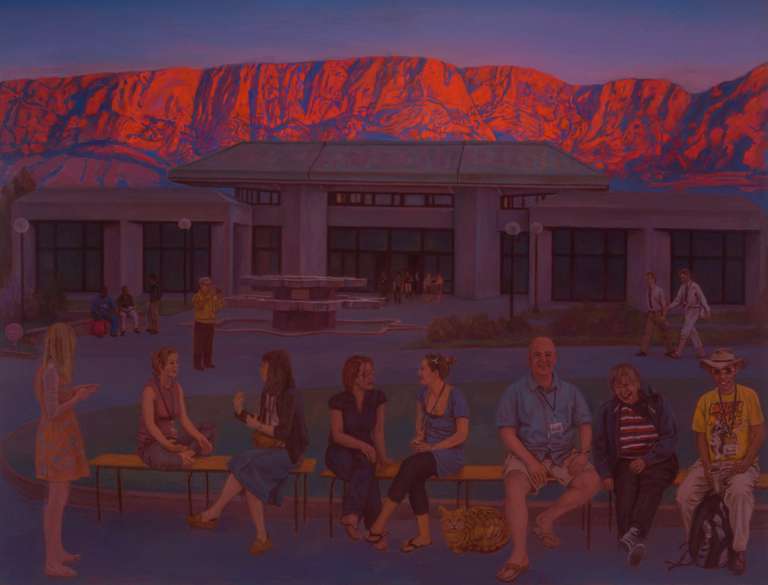 SGI European Centre at Trets - oil on canvas - 86 x 66 cm - 2012