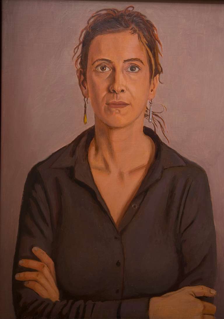 Anna - oil on panel - 43 x 58 cm - 2002
