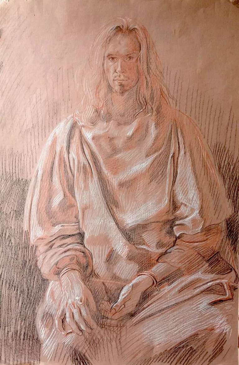 Study for 'testing my faith' - 49 x 65 cm - 1994
