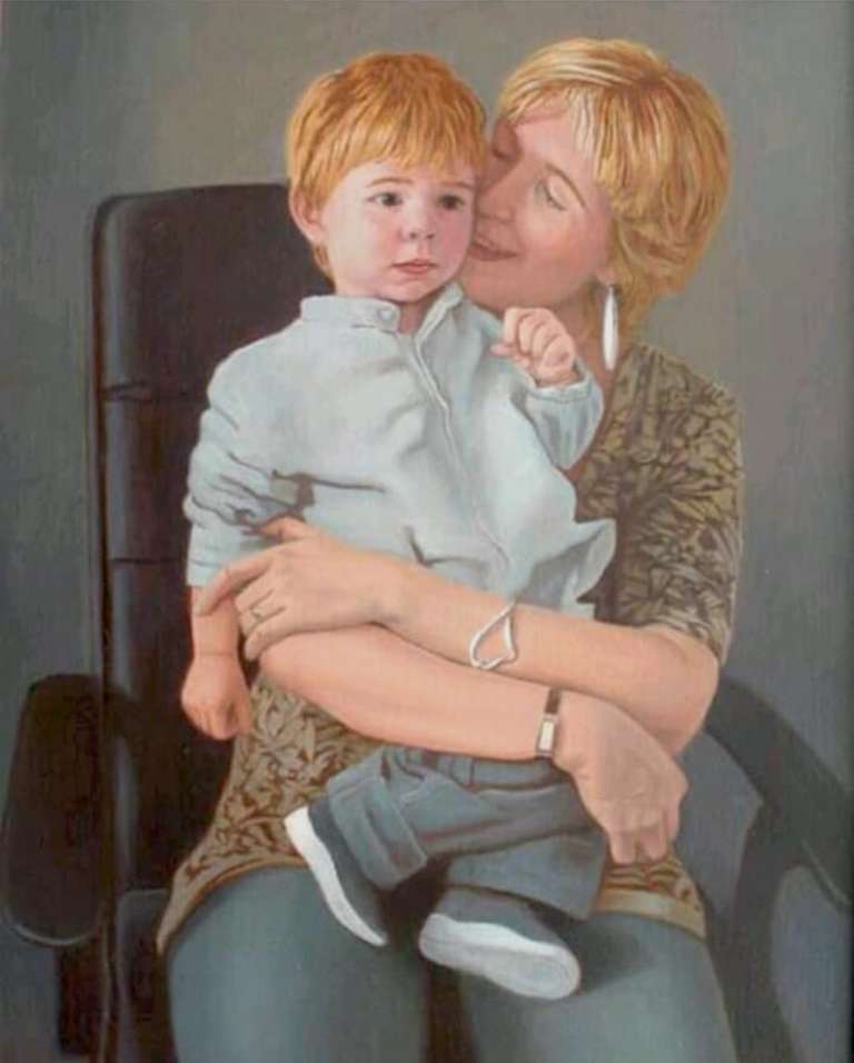 Jo and Sam – oil on canvas – 58 x 79 cm - 2005