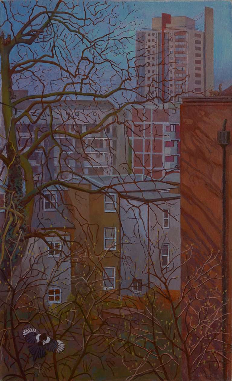 One for Sorrow - oil on canvas - 51 x 80 cm - 2016