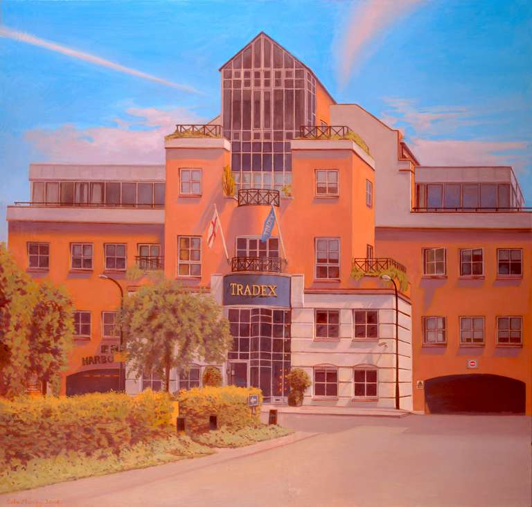Tradex Isle of Dogs – oil on canvas – 91 x 86 - 2008