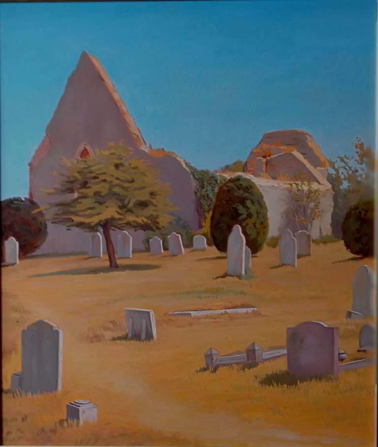 Arlesford Abbey - oil on panel - 59 x 71 - 1994