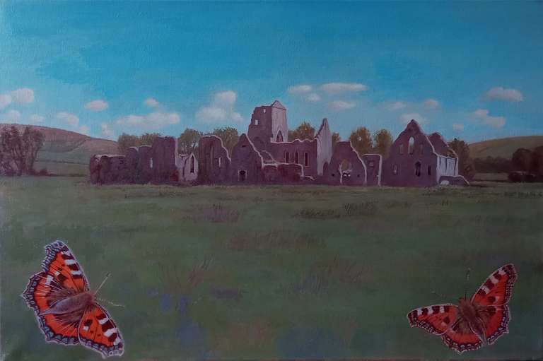 Athassel Abbey - oil on canvas - 76 x 51 cm - 2024