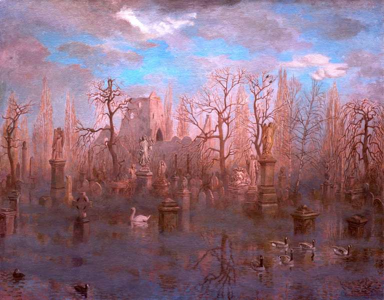 After the Floods - oil on canvas - 101 x 76 - 1996