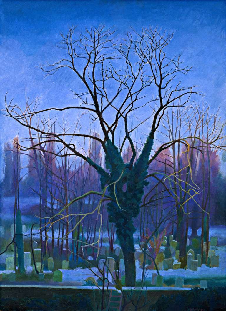 A Dead Tree – oil on panel – 41 x 51 cm - 1980