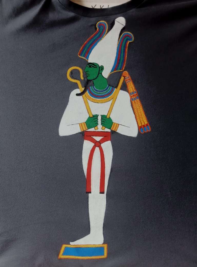 Osiris - hand painted T shirt - 2026