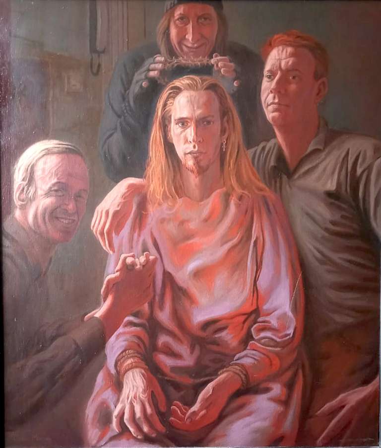 Reconstruction - oil on canvas - 78 x 91 cm - 1994